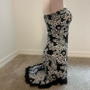 High low strapless dress or skirt